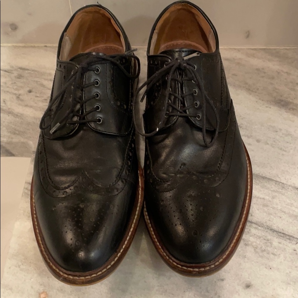 Aston Grey Collection Black Lace up shoes